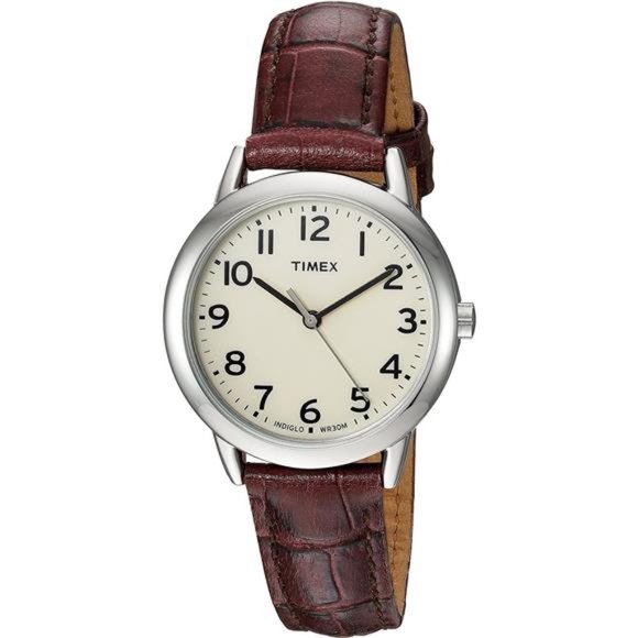 Women\'s Easy Reader Leather Strap 30mm Watch main image 5
